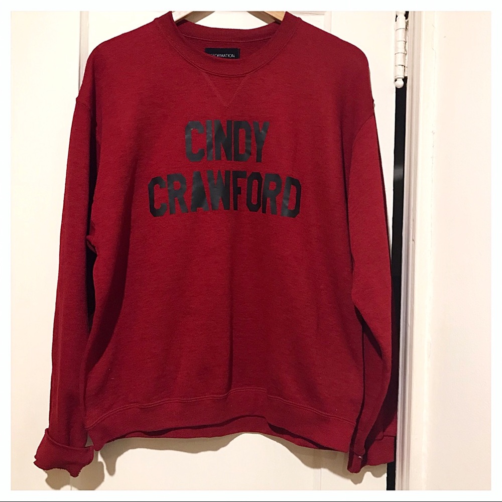 Reformation Cindy Crawford Sweatshirt Medium M